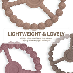 KDTOMOY easy-grip teether supports small hands and grasping