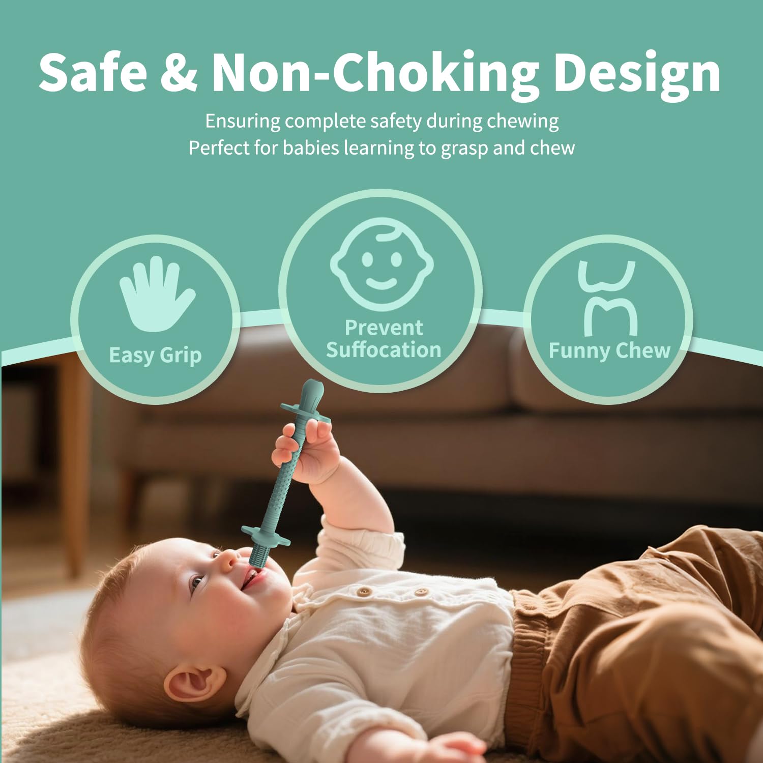 KDTOMOY teething tubes are dishwasher-safe for easy cleaning