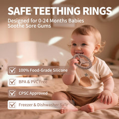 KDTOMOY teether clip-stroller keeps toys nearby for on-the-go