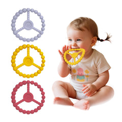 KDTOMOY lavender teething ring with soothing texture for gums