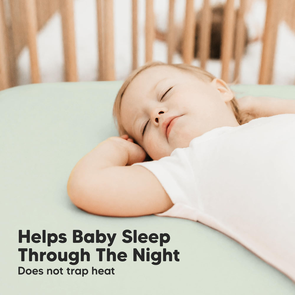 KeaBabies Bamboo-viscose texture detail emphasizes soft, skin-friendly material.