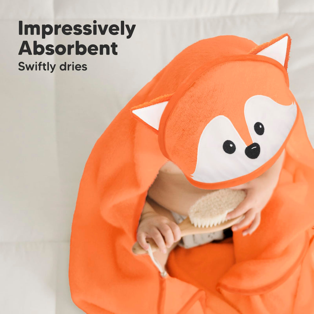 KeaBabies hooded towel 500GSM thickness feels luxuriously thick.
