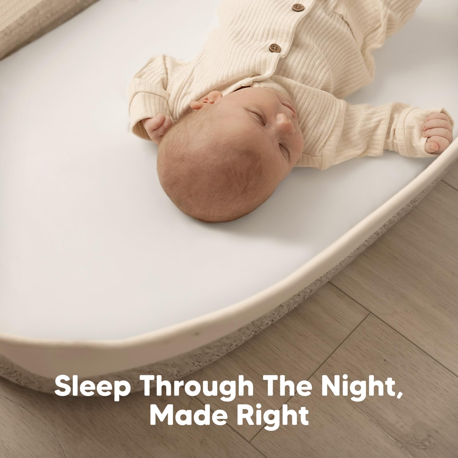 KeaBabies Isla sheet in machine wash shows easy care for busy nurseries.