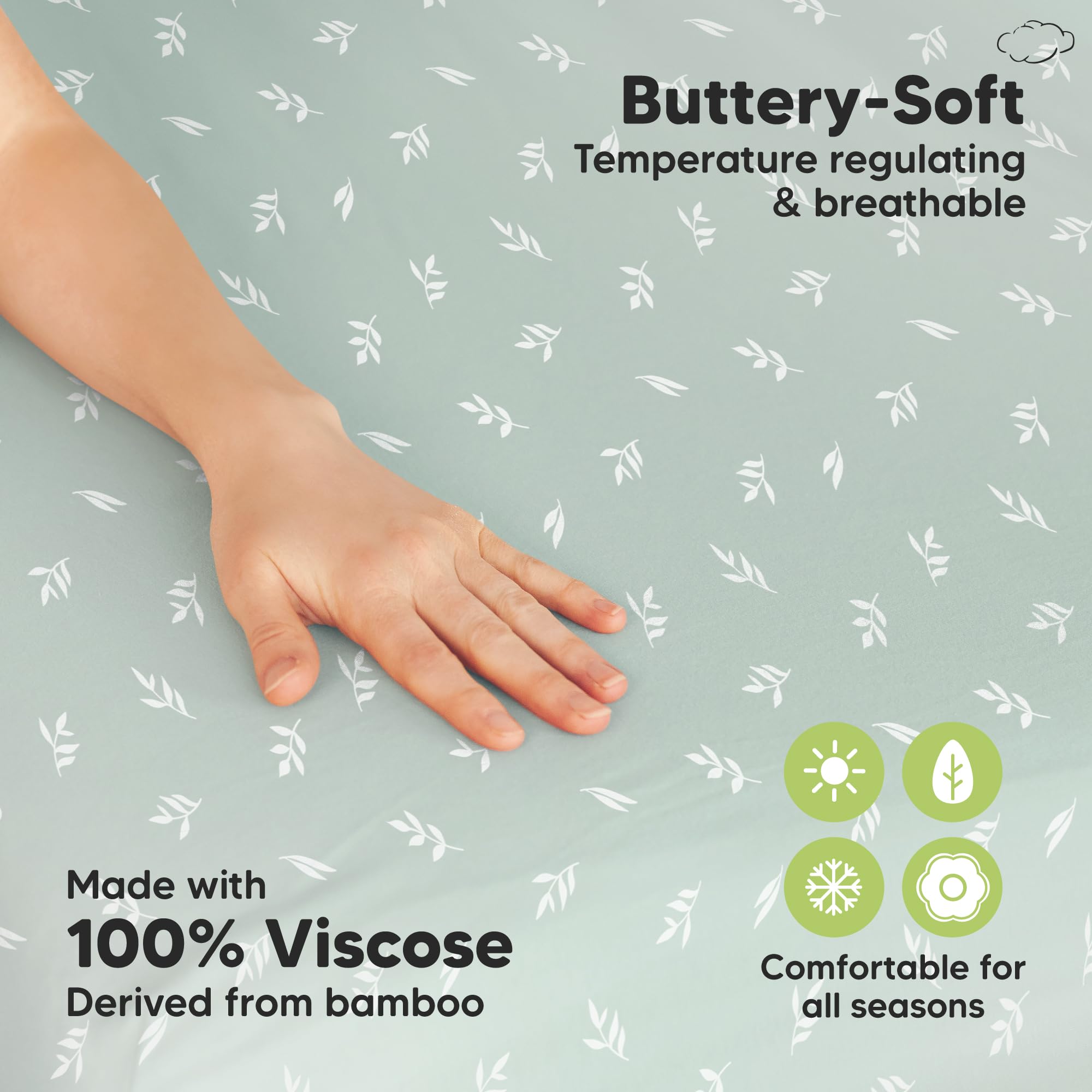 KeaBabies Prairie SnugFit stretch demonstrates easy fitting and removal.