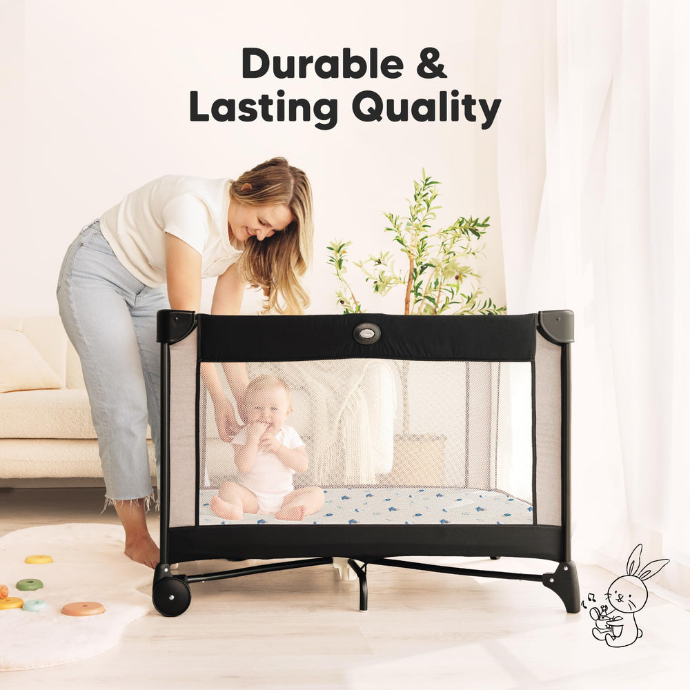 KeaBabies-travel-play-yard-use ideal for on-the-go naps or playtime.