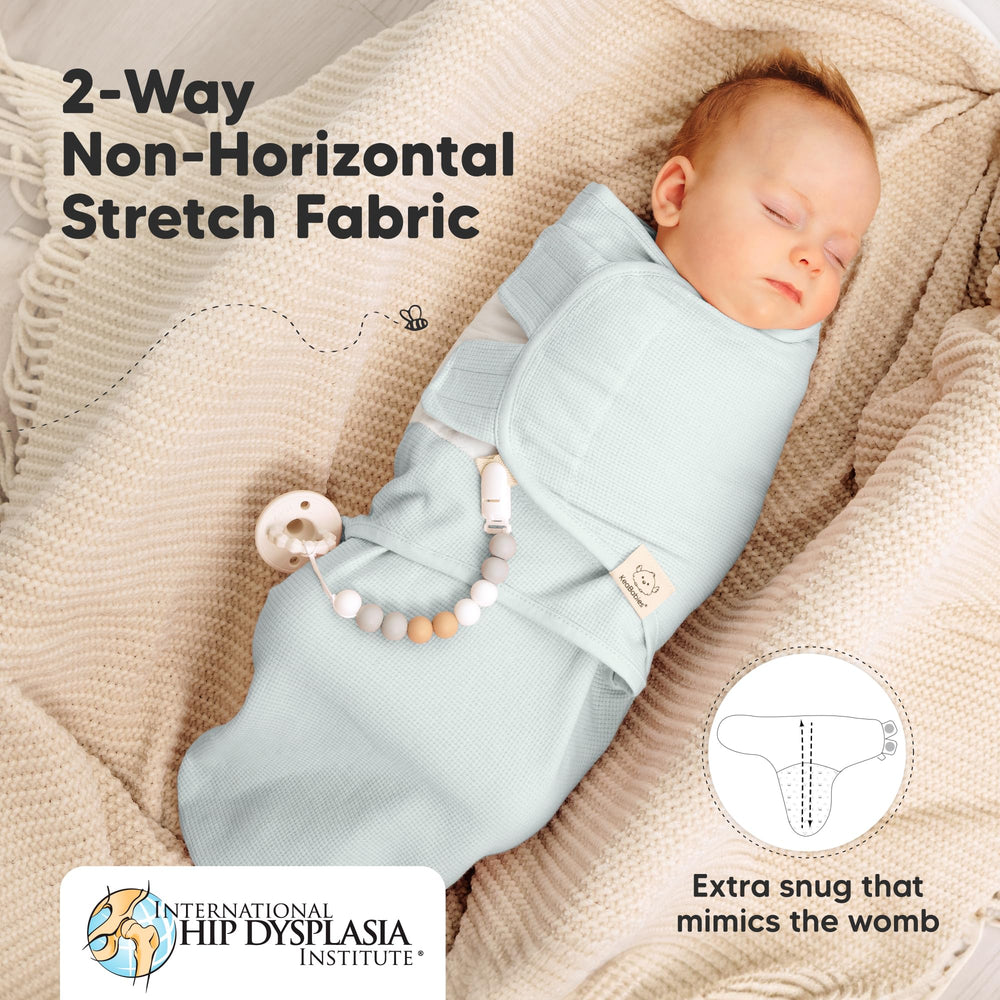 KeaBabies 0-3 months sleep sack suits active sleepers.