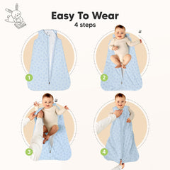 KeaBabies 0.5 Tog organic cotton closeup fabric, soft and breathable.