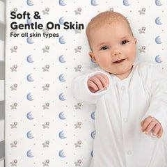 KeaBabies 2-pack crib sheets shown together for convenience