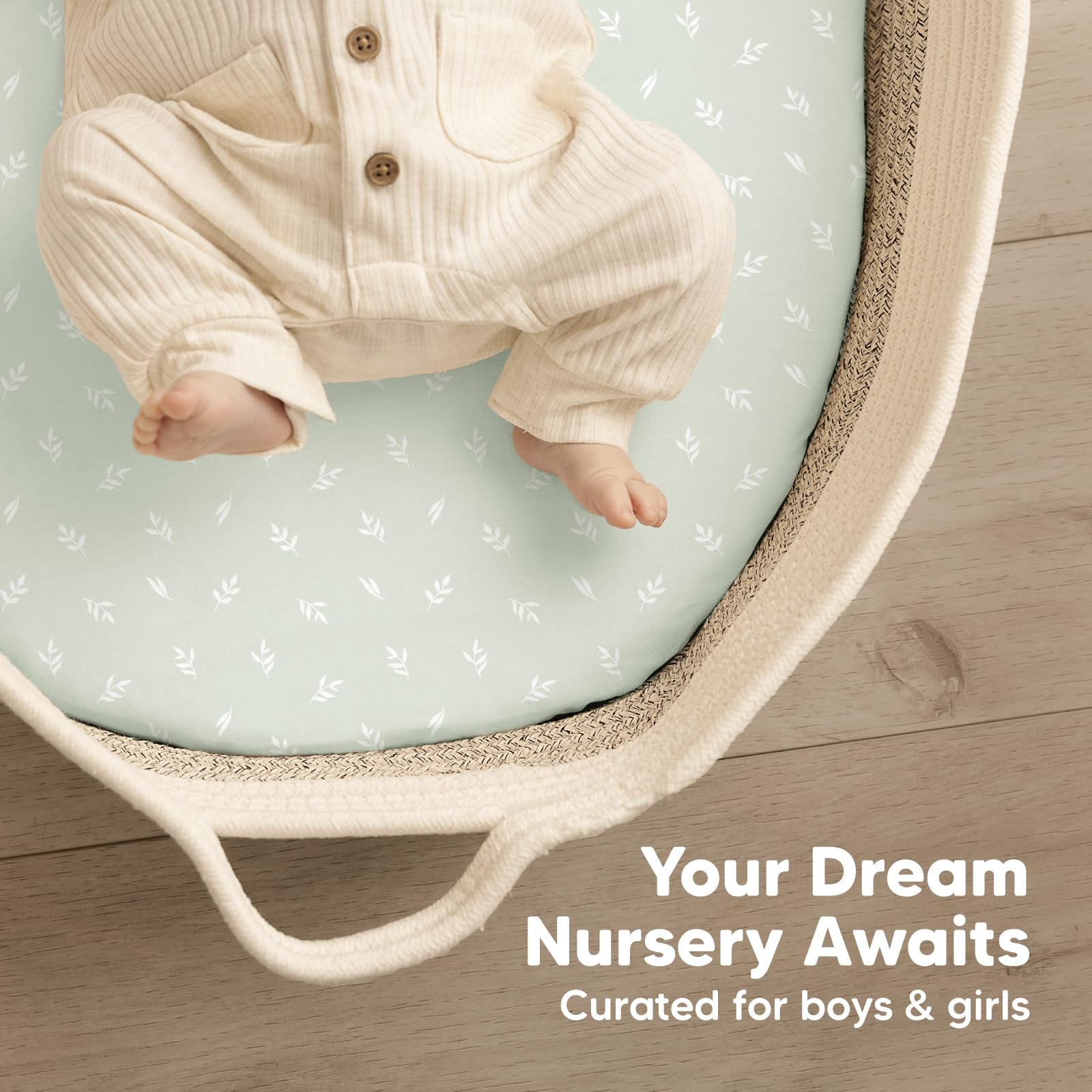 KeaBabies 2-pack sheets ideal for quick changes