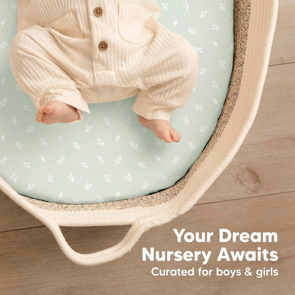 KeaBabies 2-pack sheets ideal for quick changes