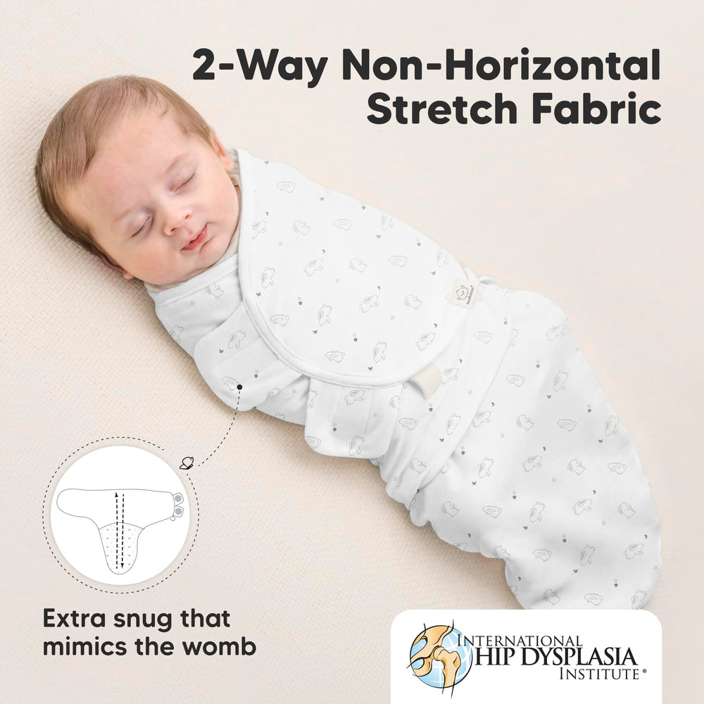KeaBabies 2-way stretch-knit fabric emphasizes durability and comfort.