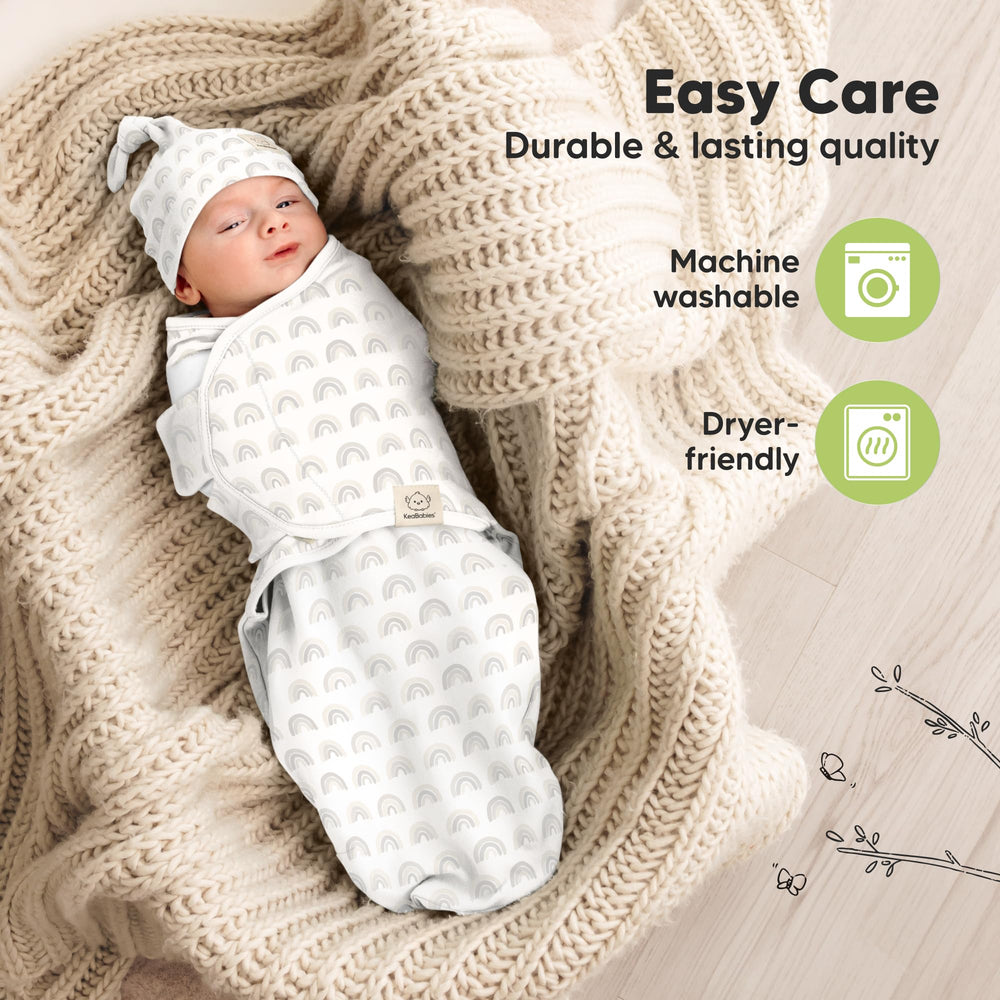 KeaBabies 2-way stretch knit texture close-up conveys cozy hug-like feel