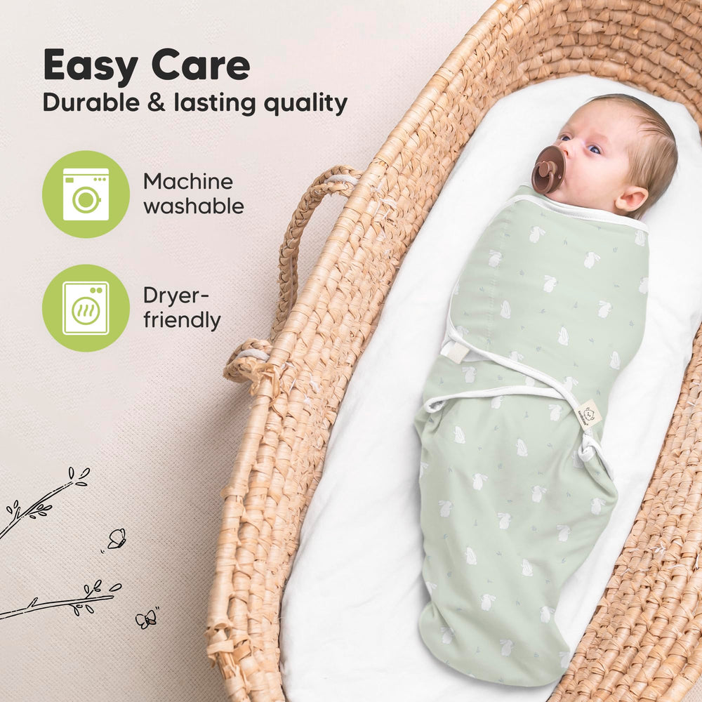 KeaBabies 3-pack box image signals value and bundled newborn swaddles.