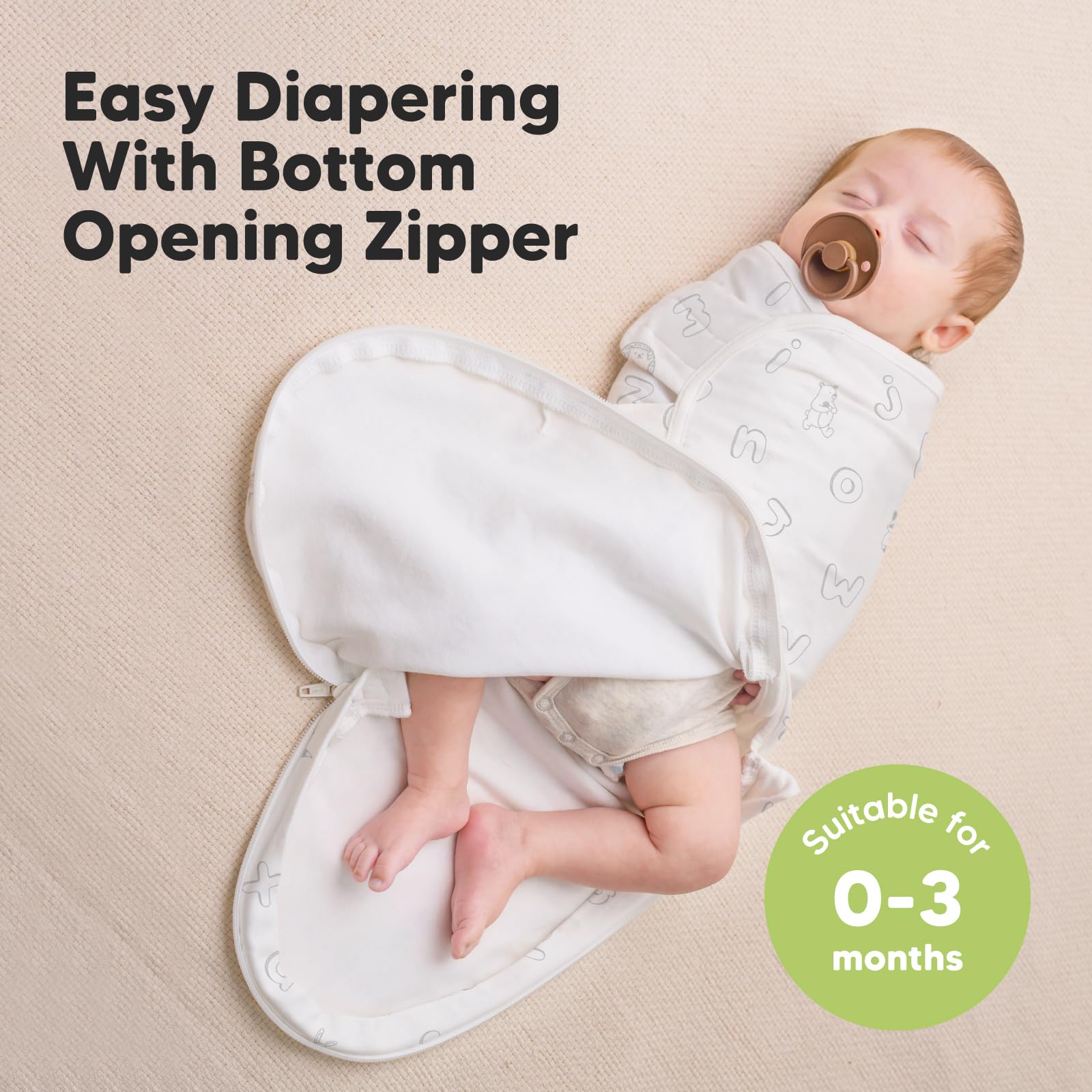 KeaBabies 3-pack swaddle group shot highlights versatile sleep sacks for newborns.