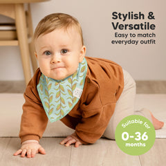 KeaBabies 3-stage snaps ensure adjustable fit from newborn to 36 months.