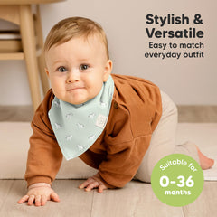 KeaBabies 3-stage snaps shown enabling growth with baby.