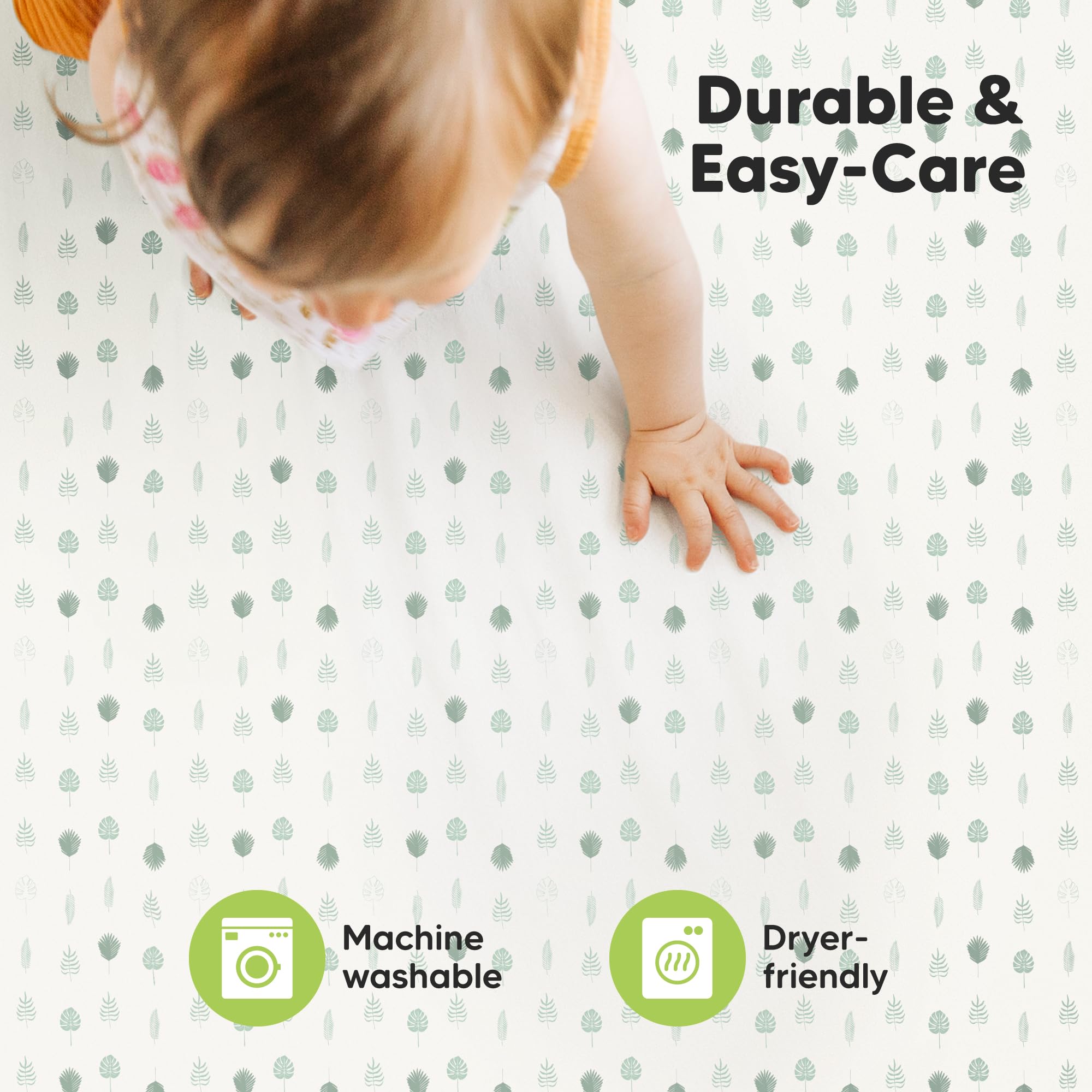 KeaBabies sheets sized 38x26 compatible with multiple playard setups