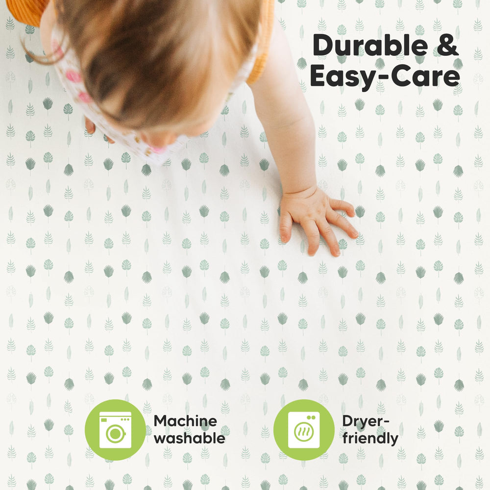 KeaBabies sheets sized 38x26 compatible with multiple playard setups
