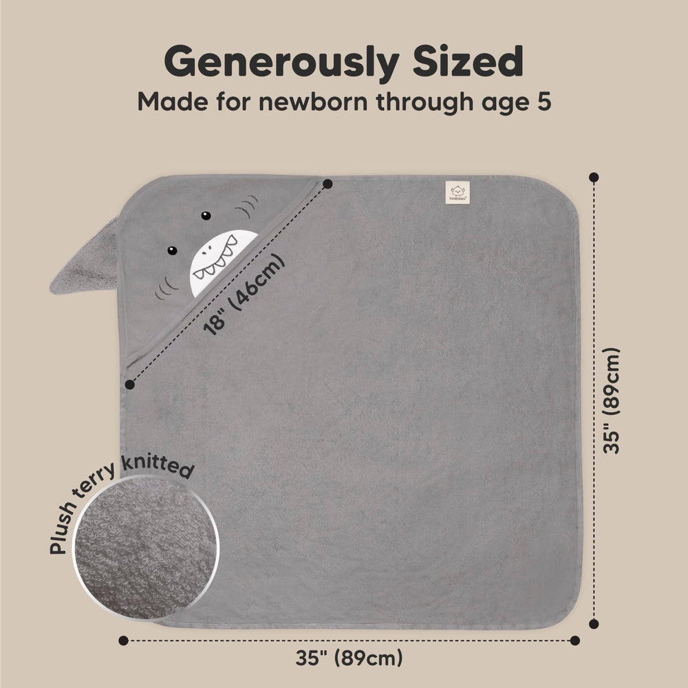 KeaBabies 500gsm-towel-thick-soft delivers extra plushness after baths