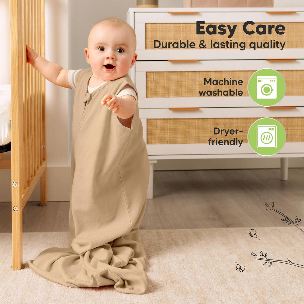KeaBabies 6-12 month size fits growing babies with comfortable roomy fit.