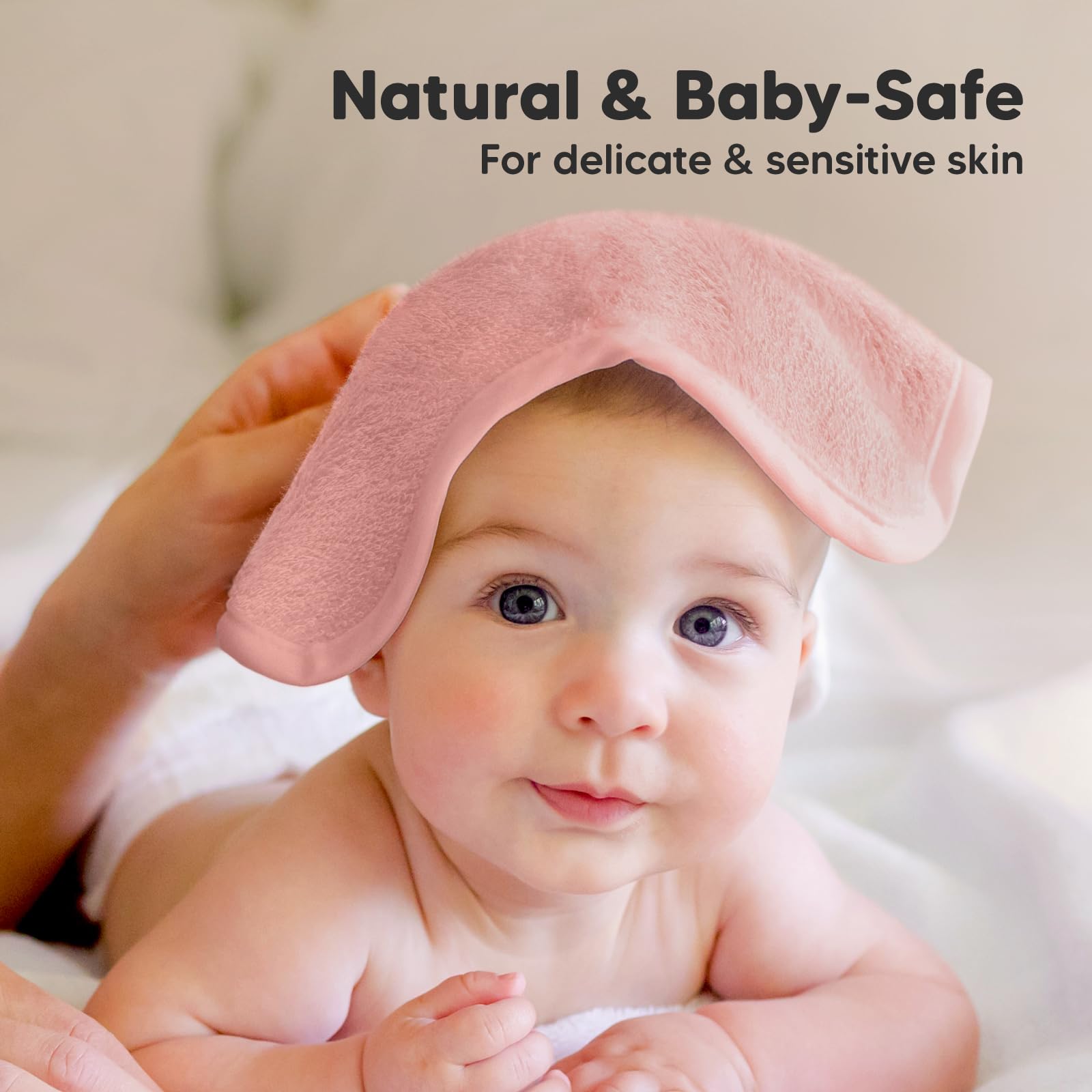 KeaBabies washcloths demonstrate absorbency and easy lather for quick bath cleans.