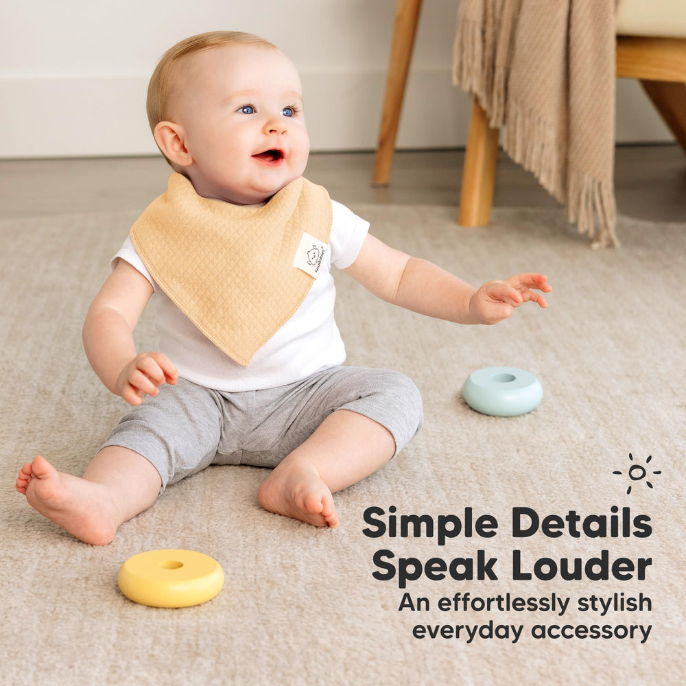 KeaBabies adjustable snaps let bibs fit newborn to 36 months