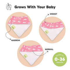 KeaBabies 3-layer look with fleece-backed bibs for extra protection