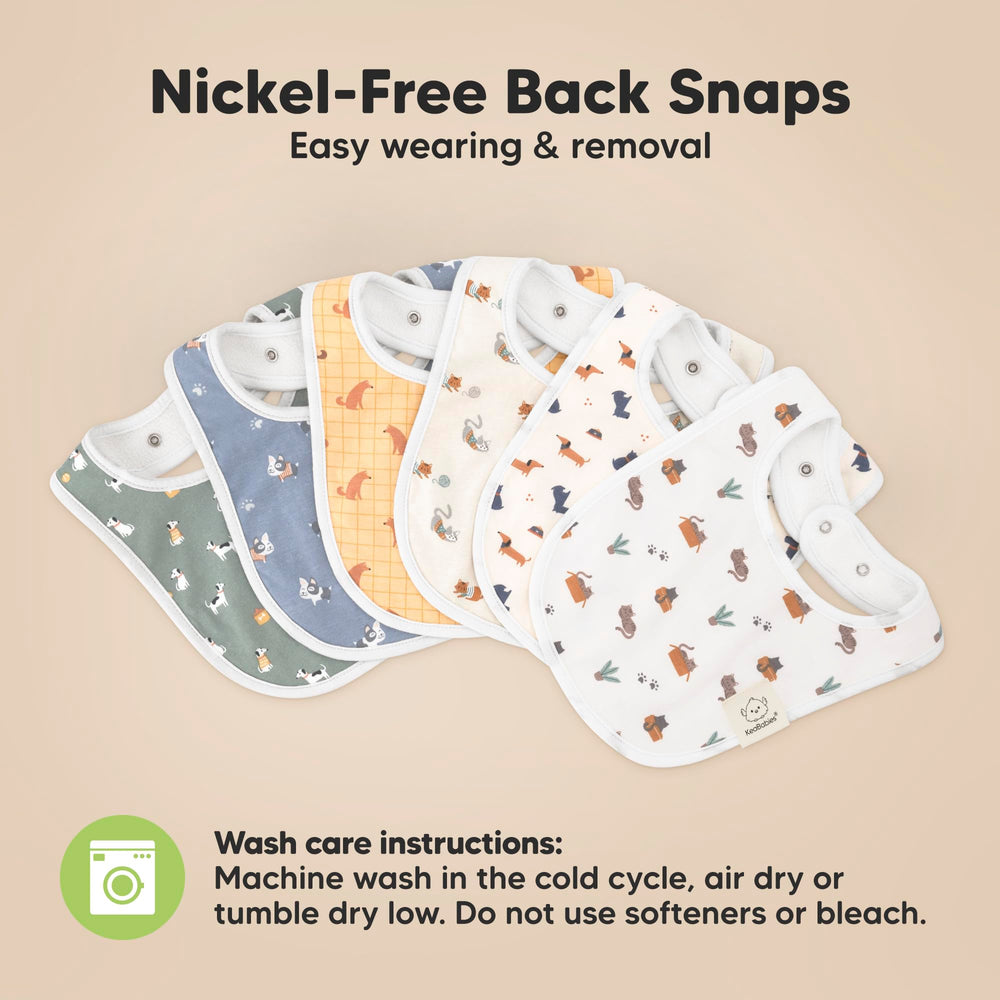 KeaBabies 12-24 month coverage shows full torso protection during feeding.