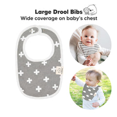 KeaBabies 8-pack bibs gift box packaging highlighting ready-to-gift appeal