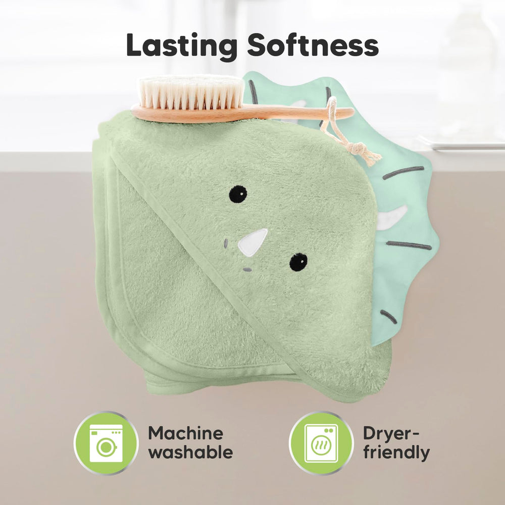 KeaBabies bamboo absorbency demo illustrates fast water uptake