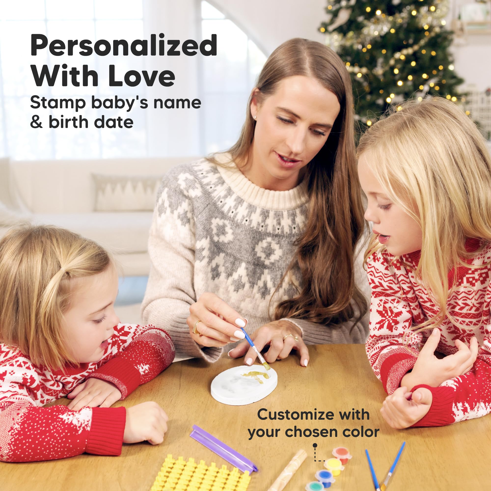 KeaBabies-alphabet-stamps highlight personalized ornament customization options.