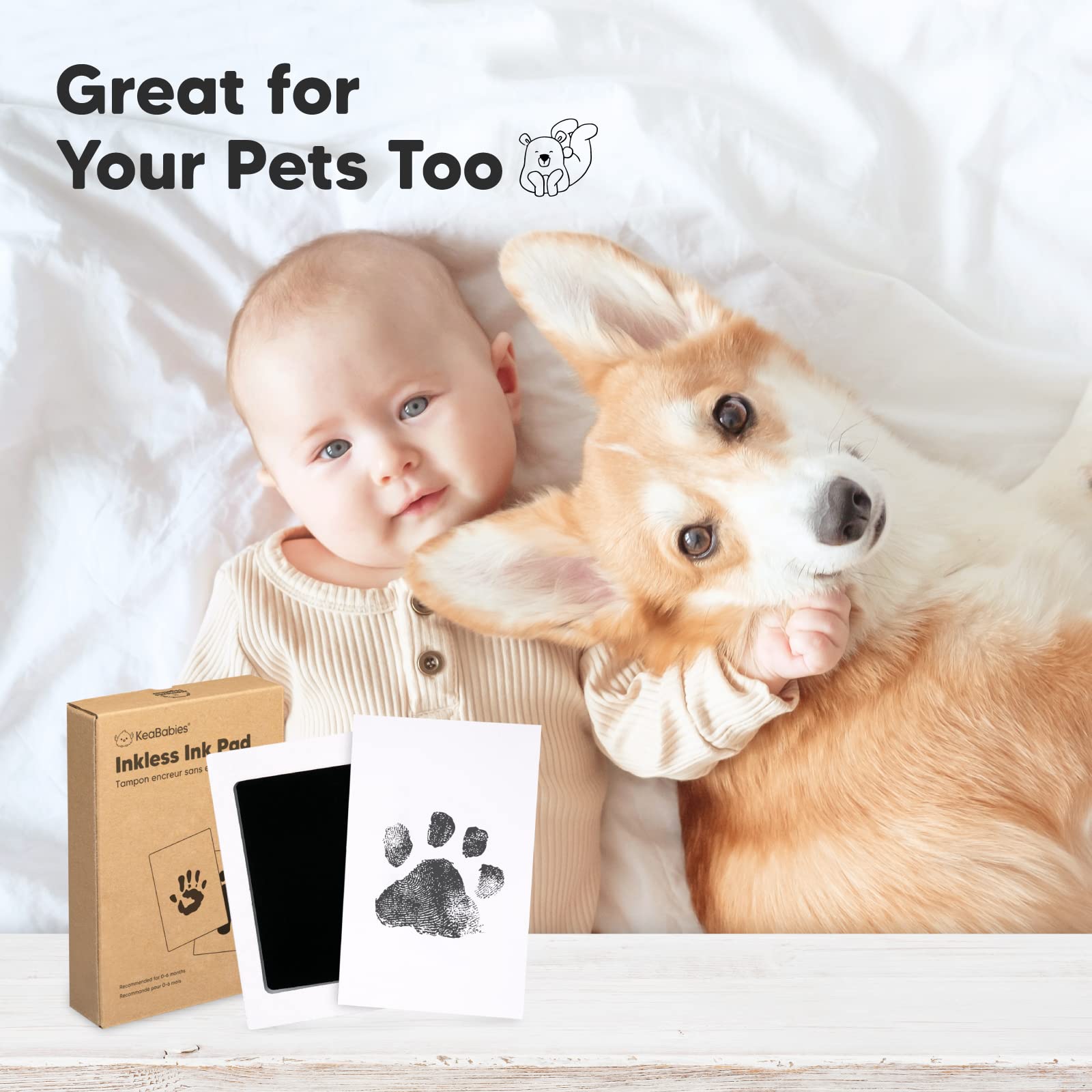 KeaBabies art cards 4-pack 250GSM for multiple prints