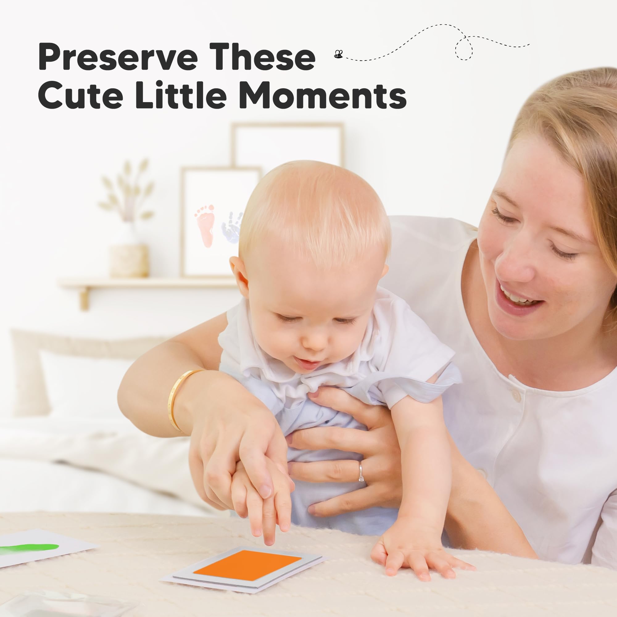 KeaBabies Art Cards set for multiple prints and easy display options.