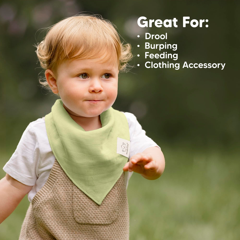 KeaBabies 0-36 months bibs provide comfortable growth fit