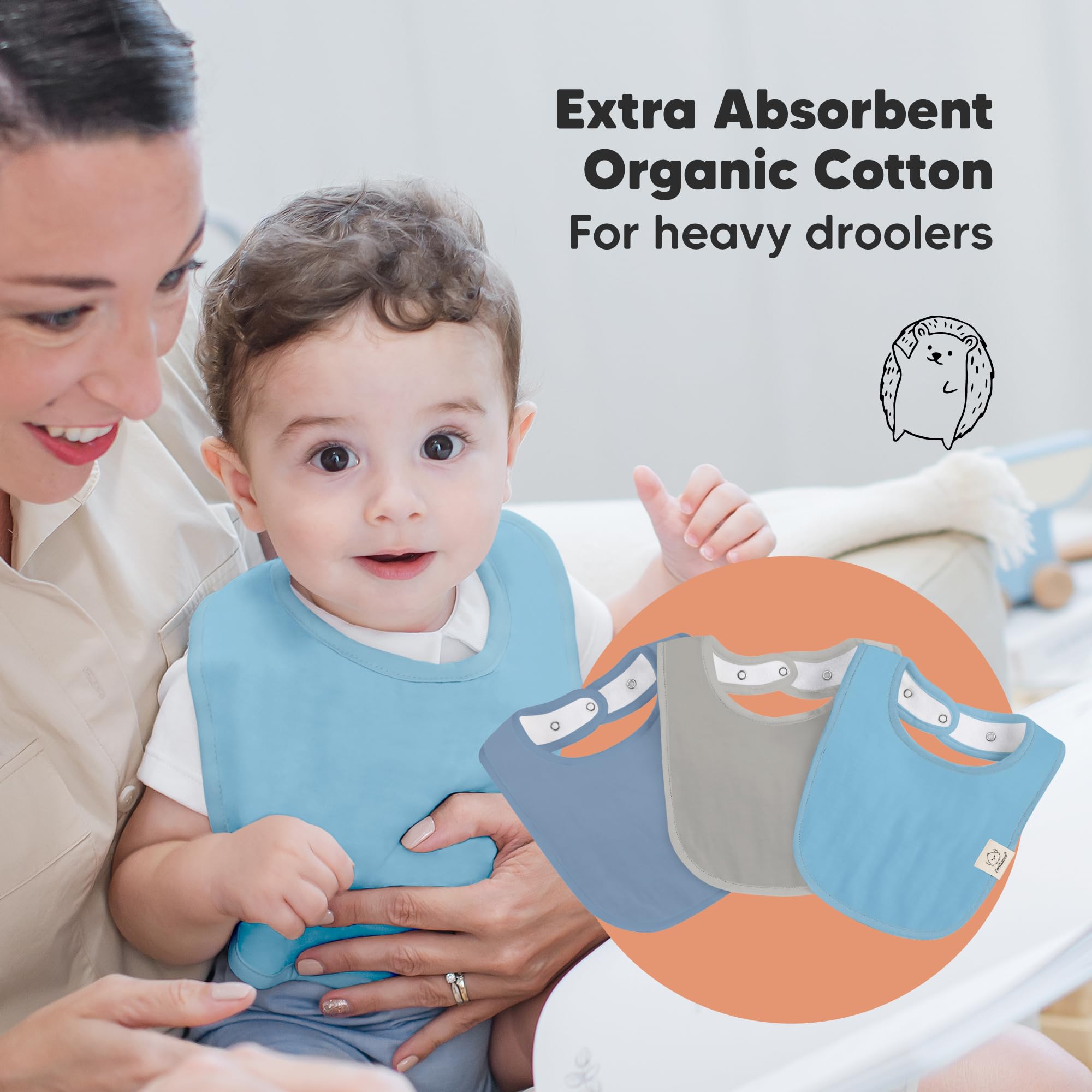 KeaBabies gift box image shows ready-to-gift 8-pack for new parents.