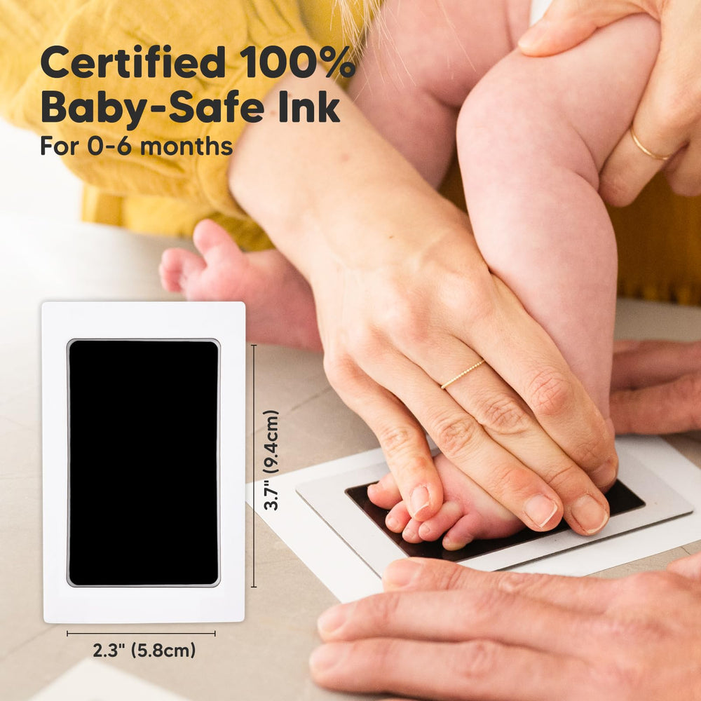 KeaBabies baby footprint imprint captures tiny feet in crisp lines.