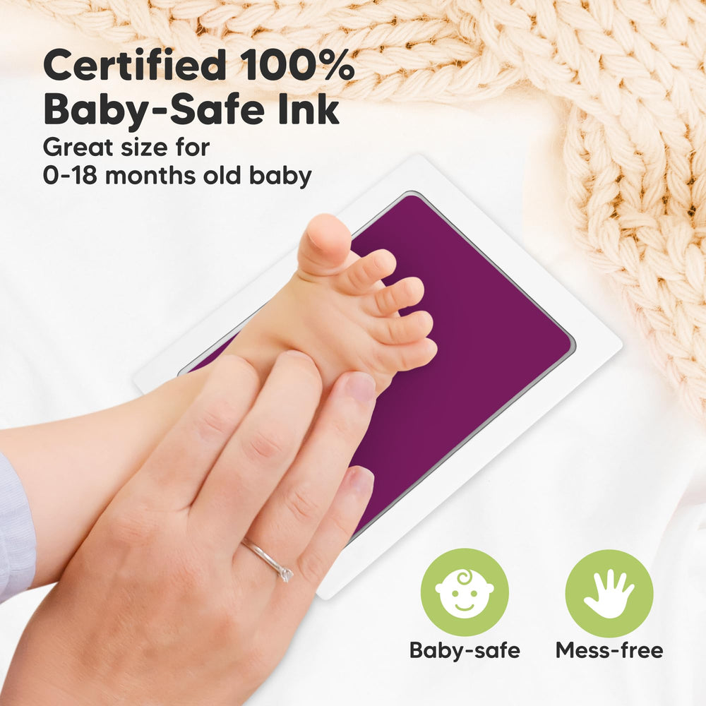 KeaBabies baby footprint sample for memory books