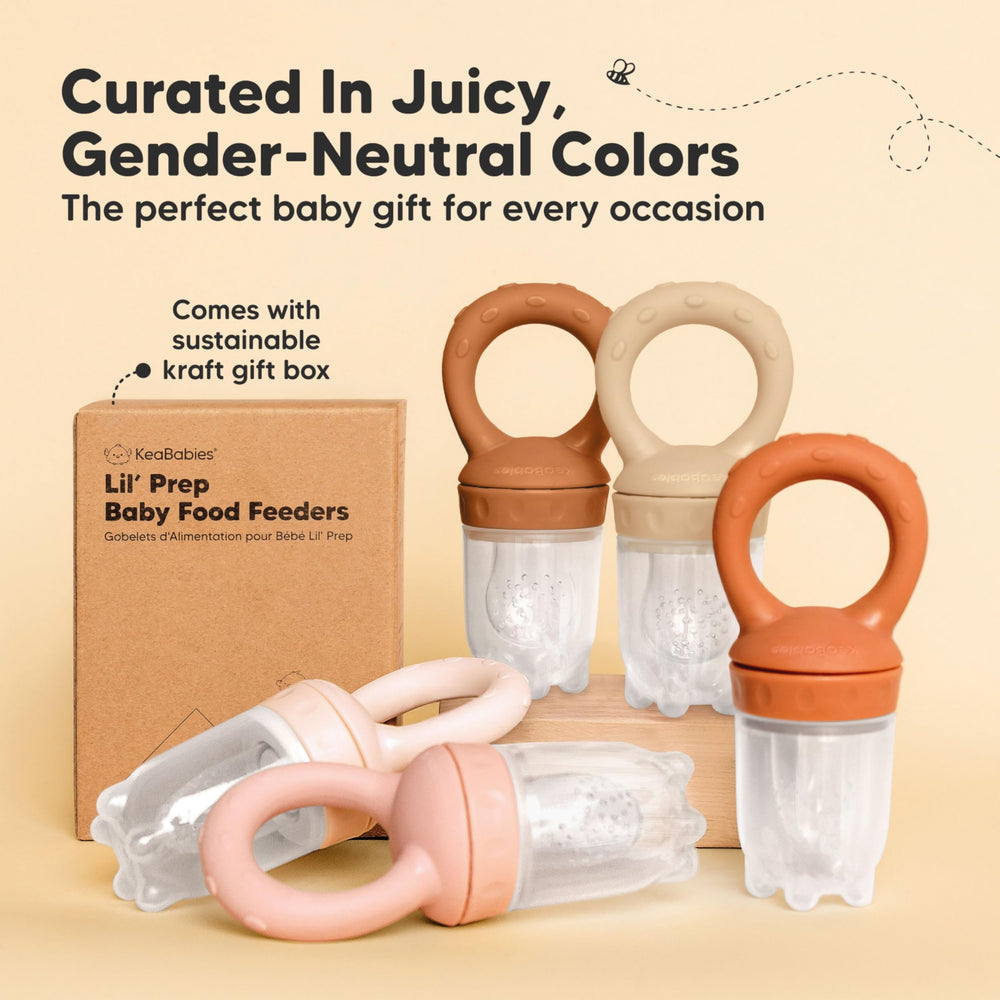 KeaBabies terracotta color product shot of the feeder.