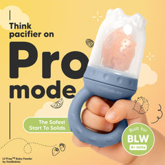 KeaBabies starter feeder close-up gentle gum-friendly silicone for 4–6 months