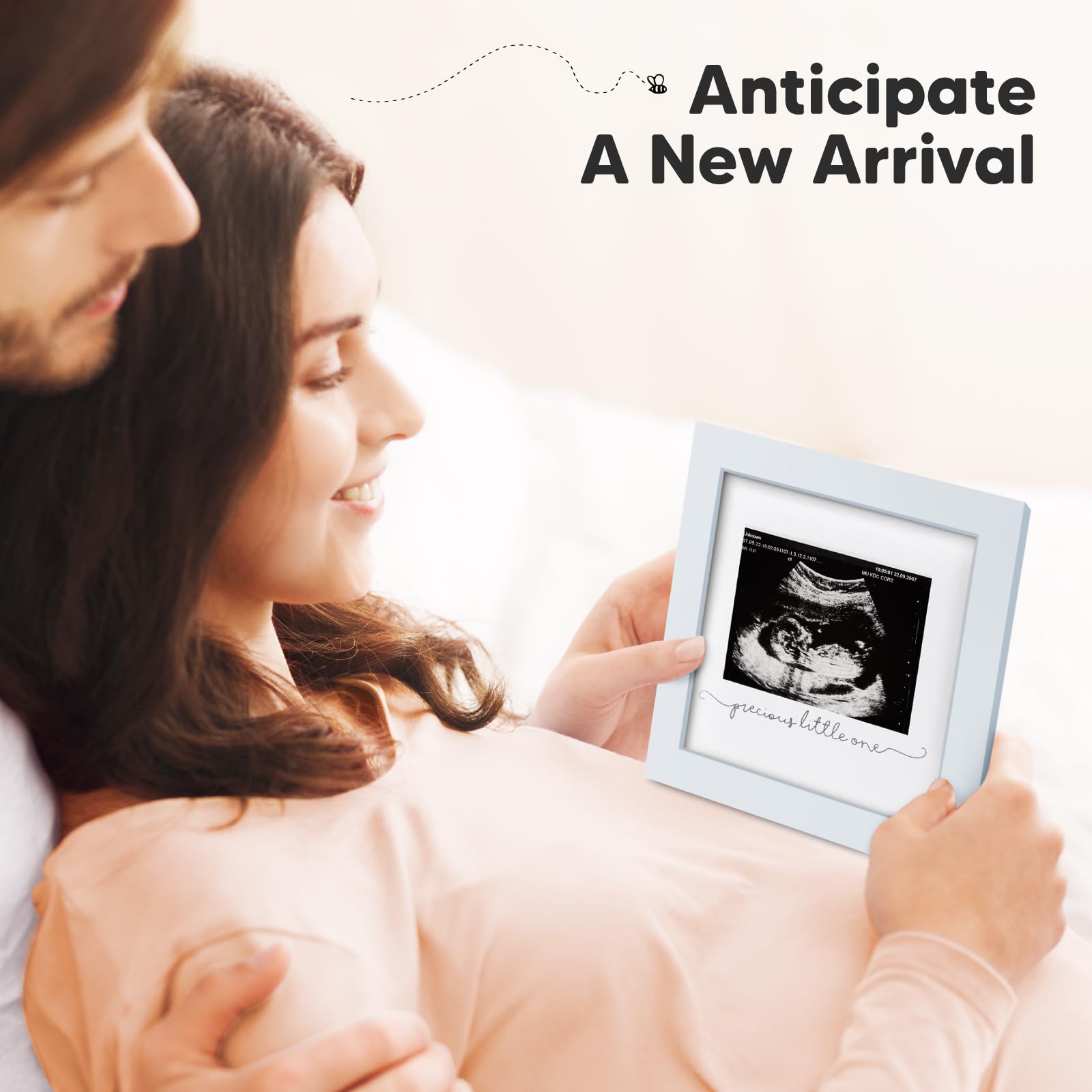 KeaBabies gender reveal frame captures anticipation in a stylish keepsake