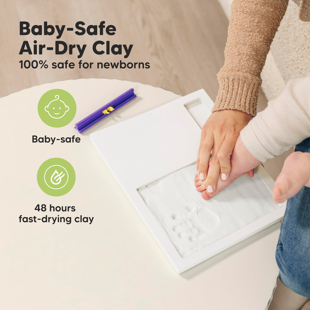 KeaBabies newborn handprint example showcases easy keepsake creation.