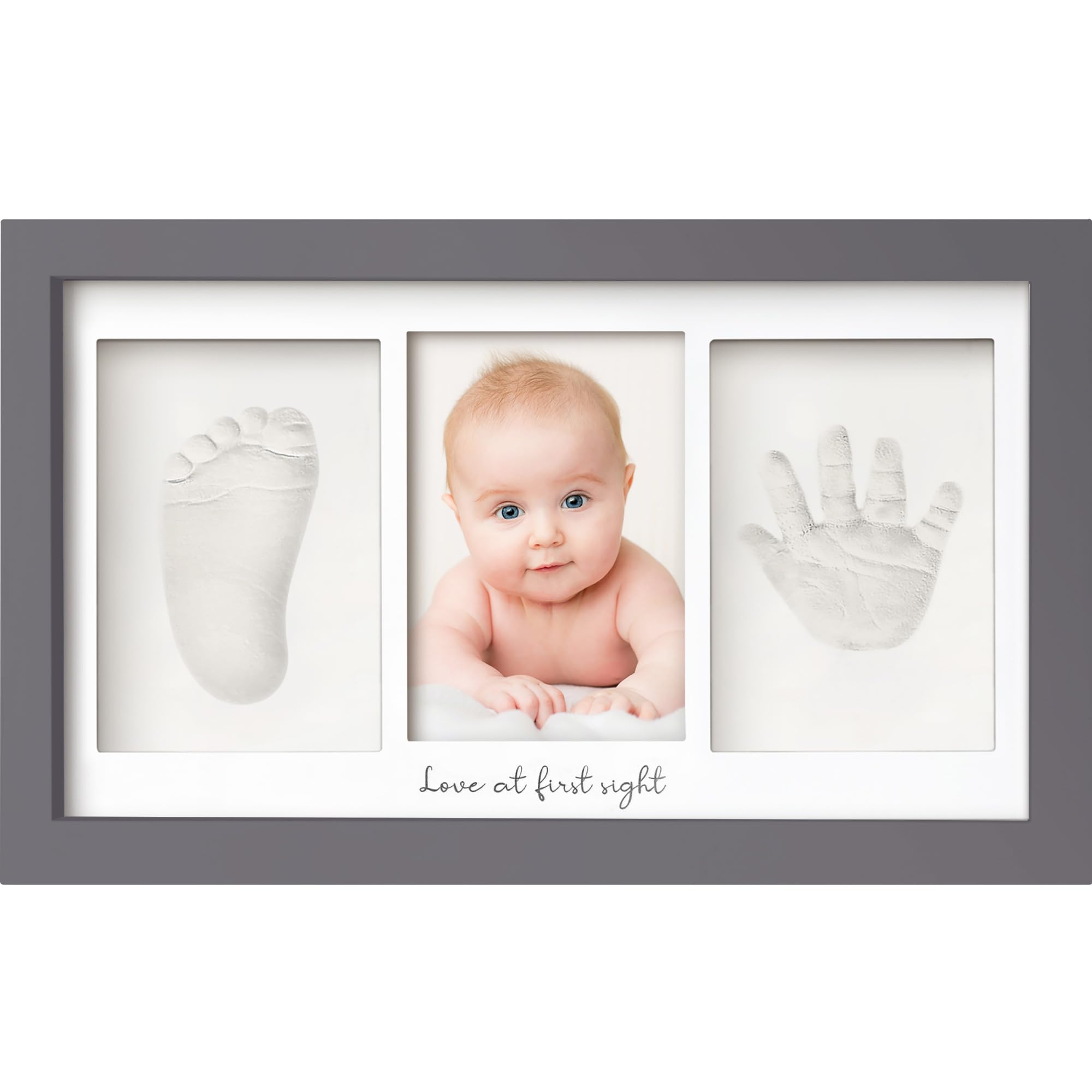 KeaBabies handprint kit frame with acrylic paint for customization
