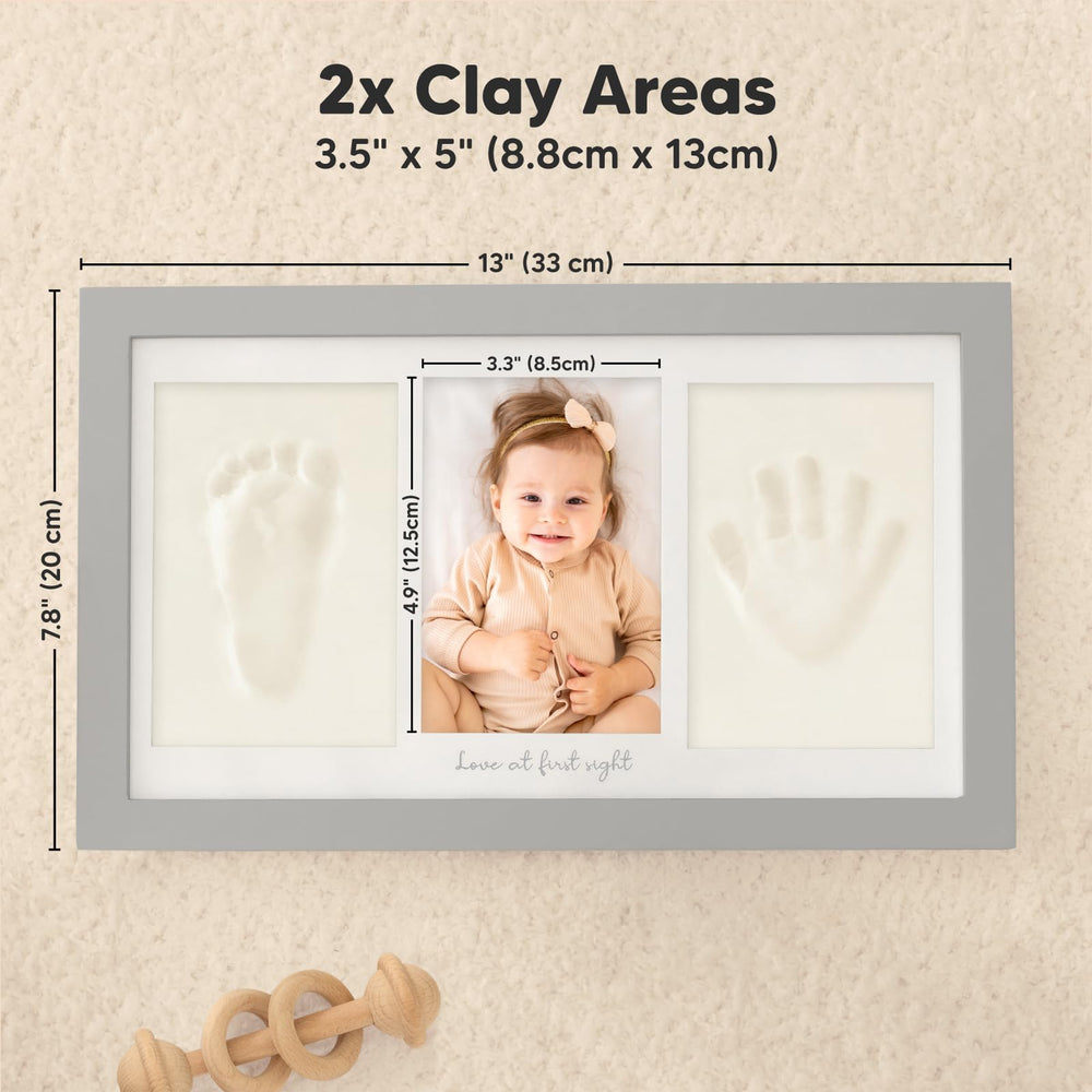 KeaBabies glass-cover protection keeps your baby handprints safe from fading over time