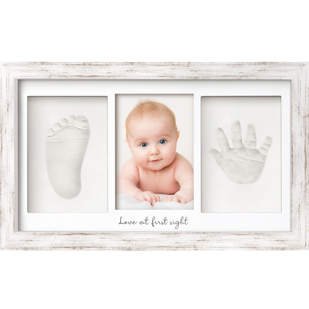 KeaBabies handprint kit setup for a keepsake creation.