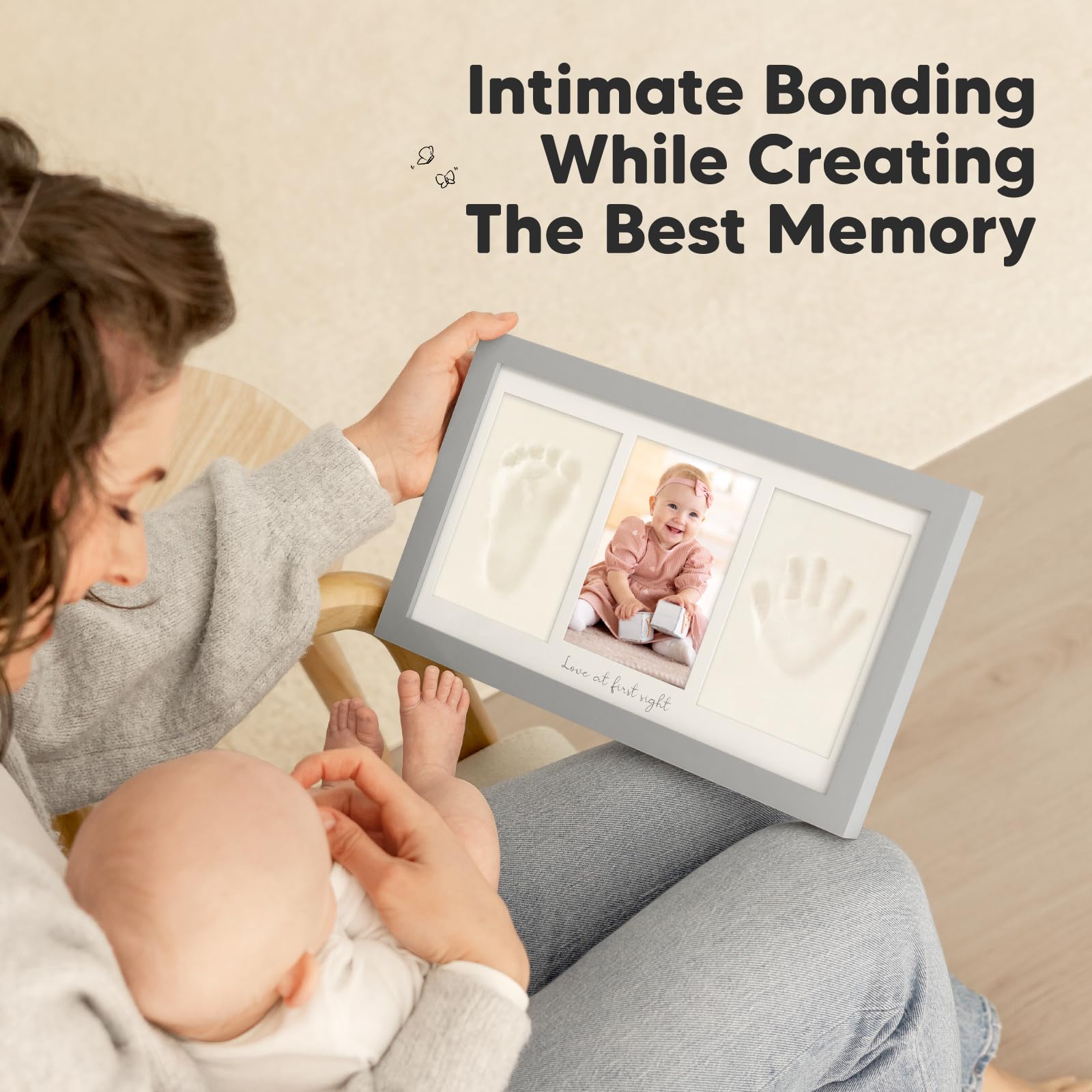 KeaBabies durable wood frame complements nursery furniture and gender-neutral decor