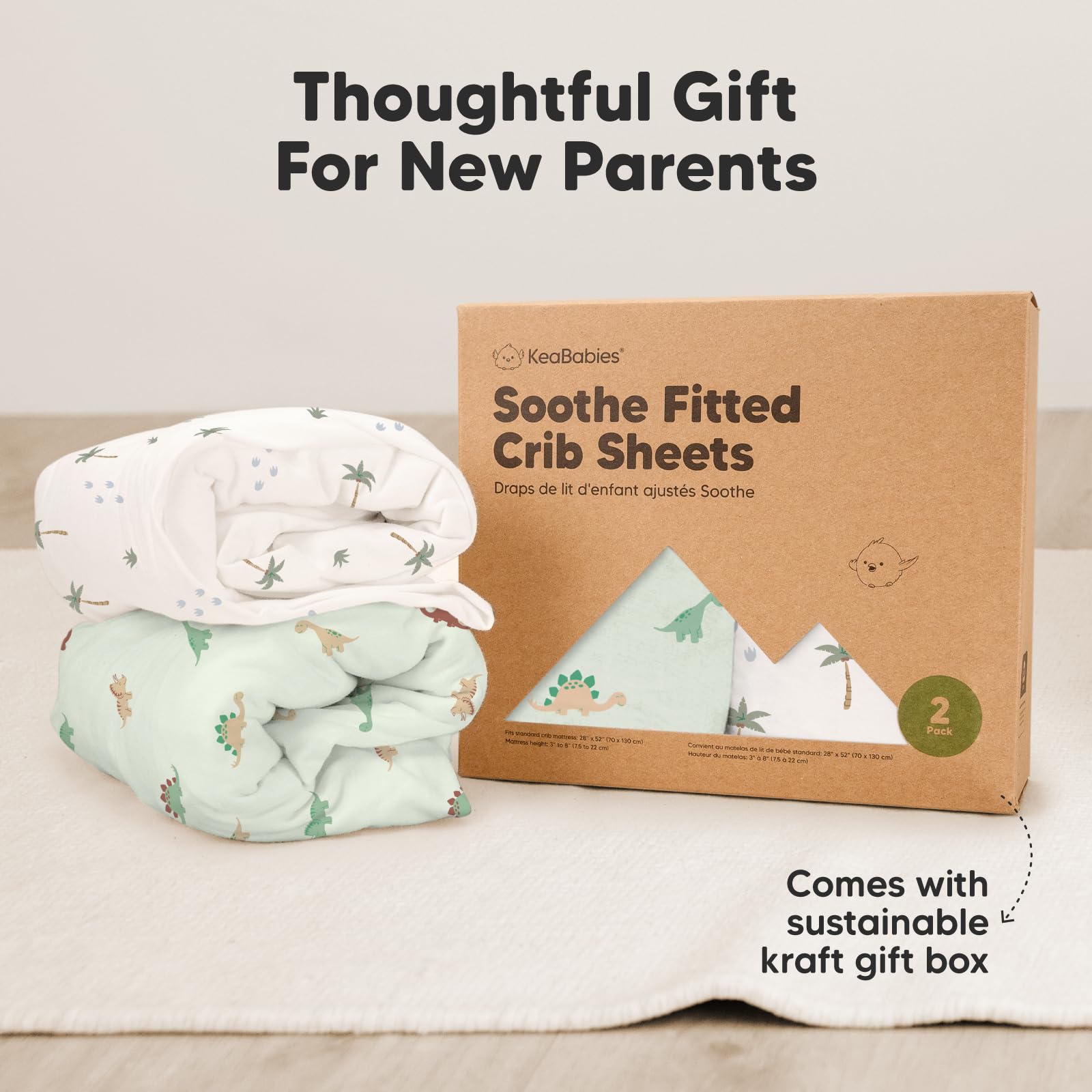 KeaBabies baby-nursery-essentials setup photo emphasizes cozy bedding for nursery comfort.