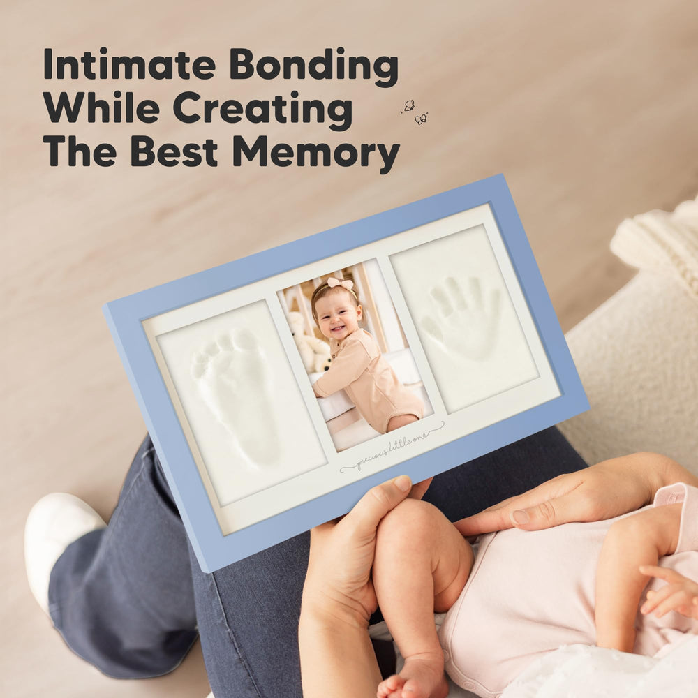 KeaBabies cornflower frame as nursery decor