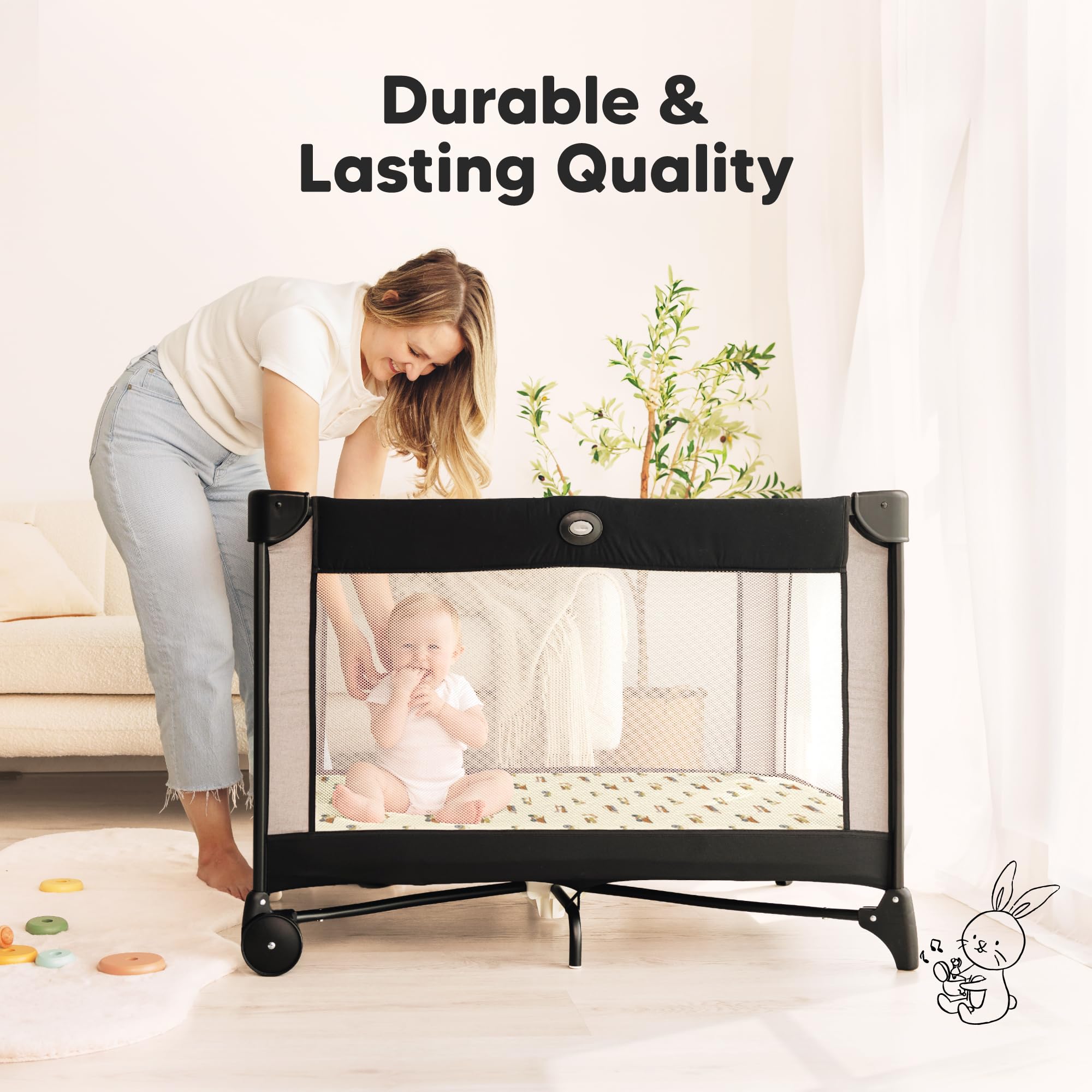 KeaBabies baby-safe sheets offer a soft touch for delicate skin.