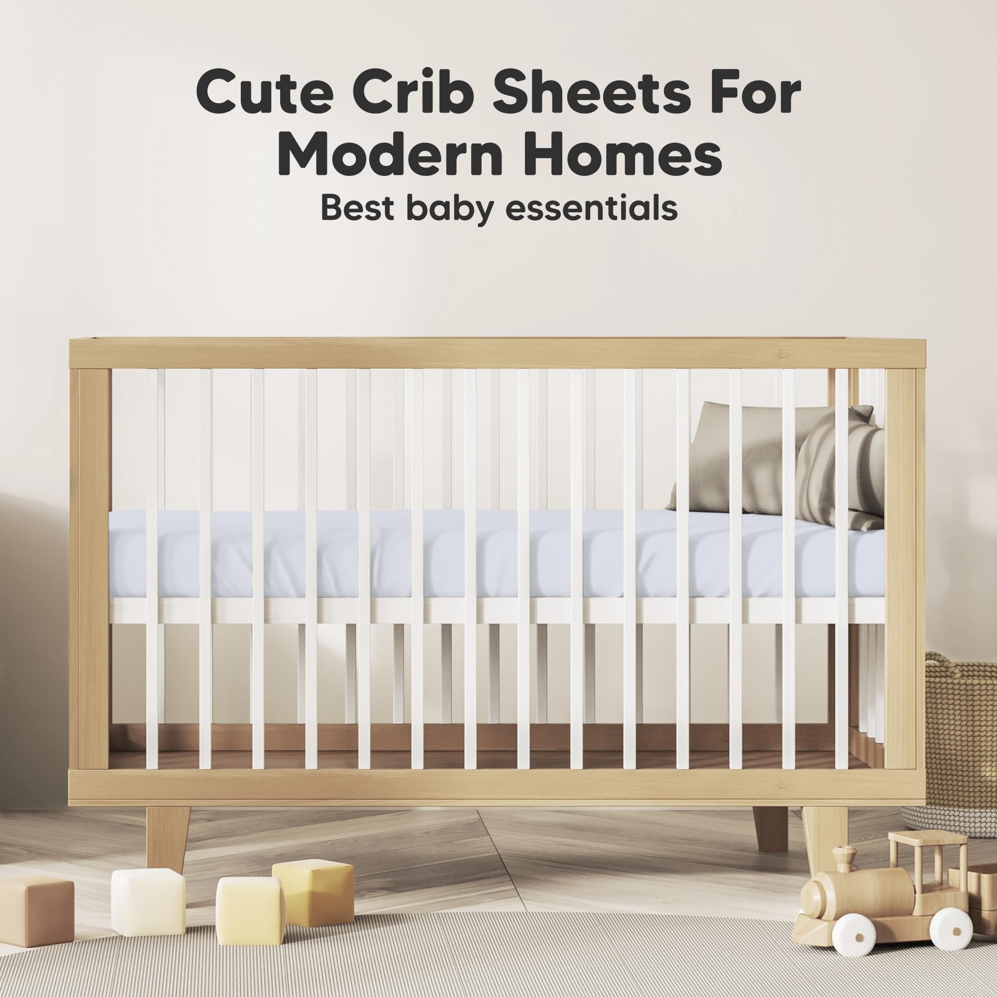 KeaBabies-baby-sleep-friendly-crib-sheets—breathable cotton for restful naps.