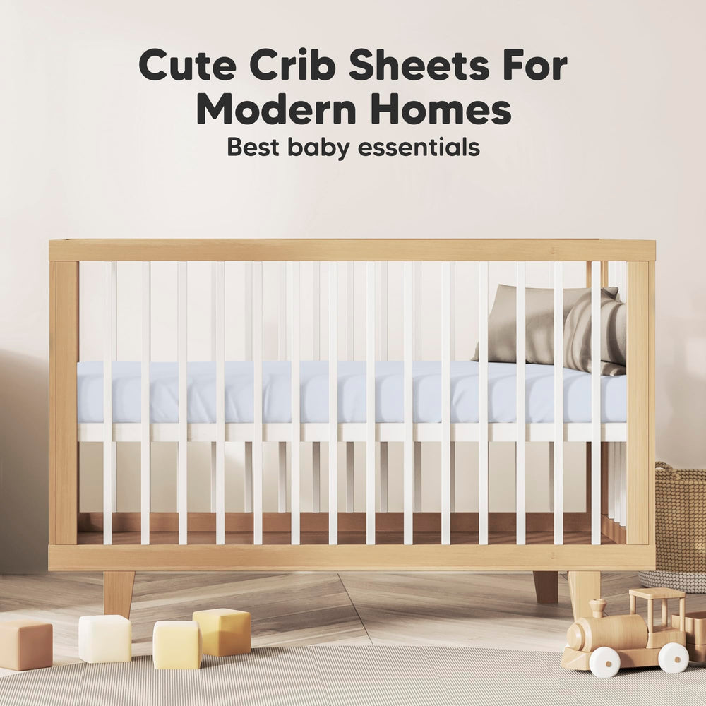 KeaBabies-baby-sleep-friendly-crib-sheets—breathable cotton for restful naps.